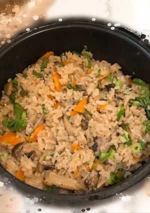 Foto resep Japanese mushroom rice