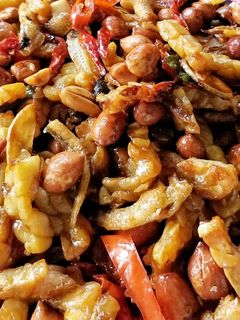 Foto resep Kering tempe teri kacang renyah