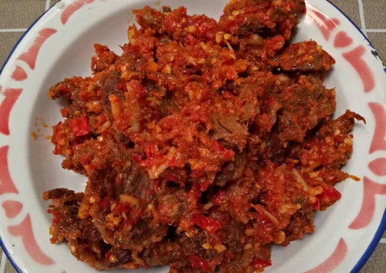 Bahan meracik Dendeng Balado, Bisa Manjain Lidah