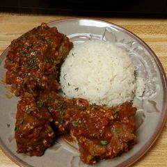 A picture of Damn good ox tails.
