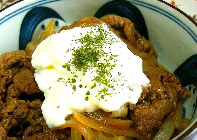 Western-style Beef Rice Bowl Lunch for One