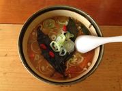 A picture of miso pasta