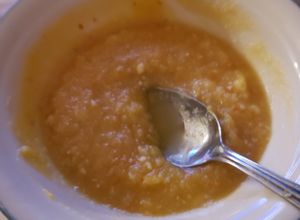 Una foto de Sopa crema de zapallo