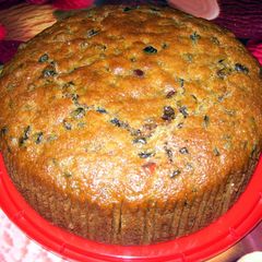 A picture of Boiled fruit cake.