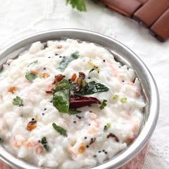 A picture of Curd rice.