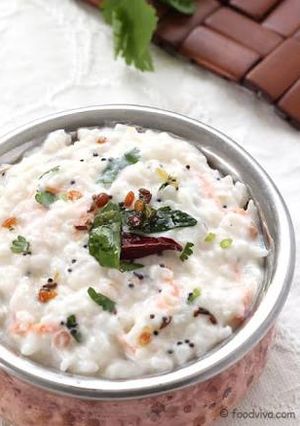 A picture of Curd rice.