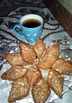صورة لوصفة مبسس على شكل مقروط ⁦🤞