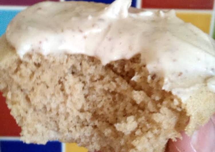 Easiest Way to Make Super Quick Homemade Vickys Vanilla Cupcakes with Coffee/Mocha Icing, GF DF EF SF NF