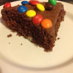 M&M Chocolate Sponge A picture of M&M Chocolate Sponge.