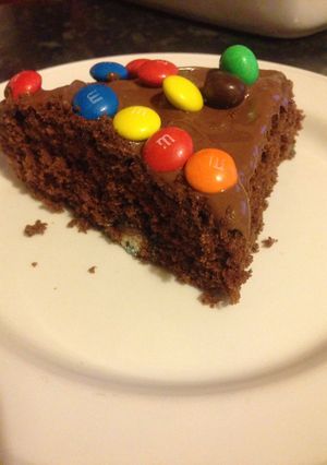 A picture of M&M Chocolate Sponge.