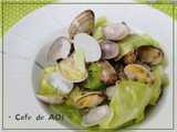 sake steamed clams