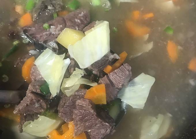 Cara Gampang Menyajikan Sup daging sapi yang Lezat Sekali
