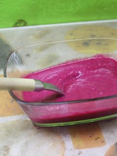 Una foto de Gazpacho de remolacha