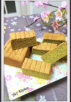 Foto resep Matcha sponge cake