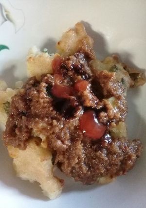 Foto resep Bakwan jagung bumbu kacang