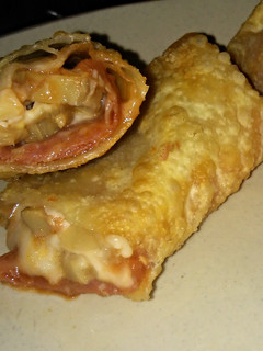 A picture of Pizza Egg Rolls!.