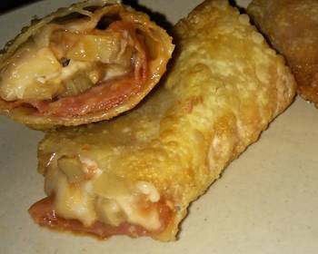 The New Way Cooking Recipe Pizza Egg Rolls Restaurant Style