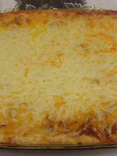 A picture of Ashley's lasagna.