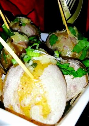 A picture of Mike's Salted Irish Pub Garlic Potatoes.