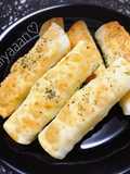 Potato Cheese Sticks with Gyoza Wrappers