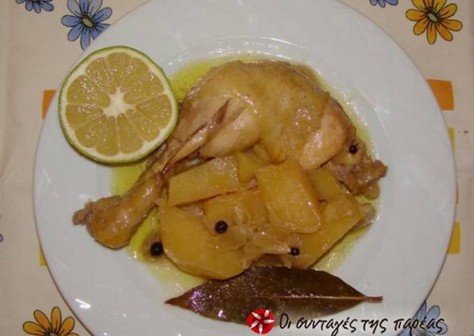 κύρια φωτογραφία συνταγής Νόστιμο λεμονάτο κατσαρόλας με κοτόπουλο
