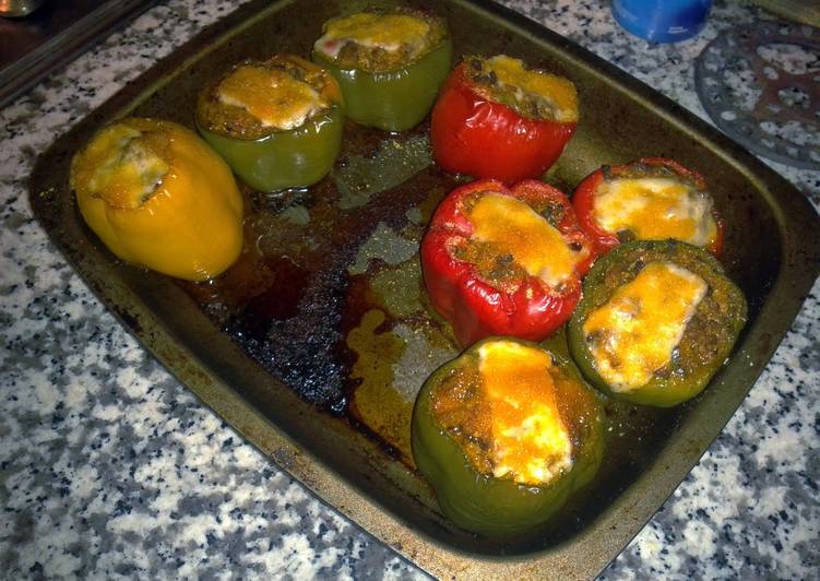 Steps to Make Homemade Stuffed Peppers