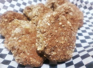 Una foto de Galletitas fáciles de avena plátano y coco (Veganas)