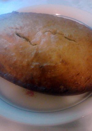 A picture of easy banana bread recipe.