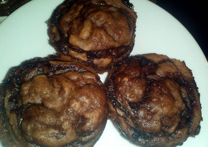 Recipe of Quick Banana-Nutella Muffins