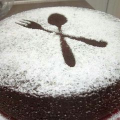 A picture of Yogurt chocolate cake.