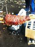 Manga Meat – Grilled Beef Block on a Skewer