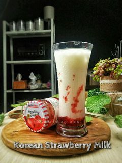 Foto resep Korean Strawberry Milk