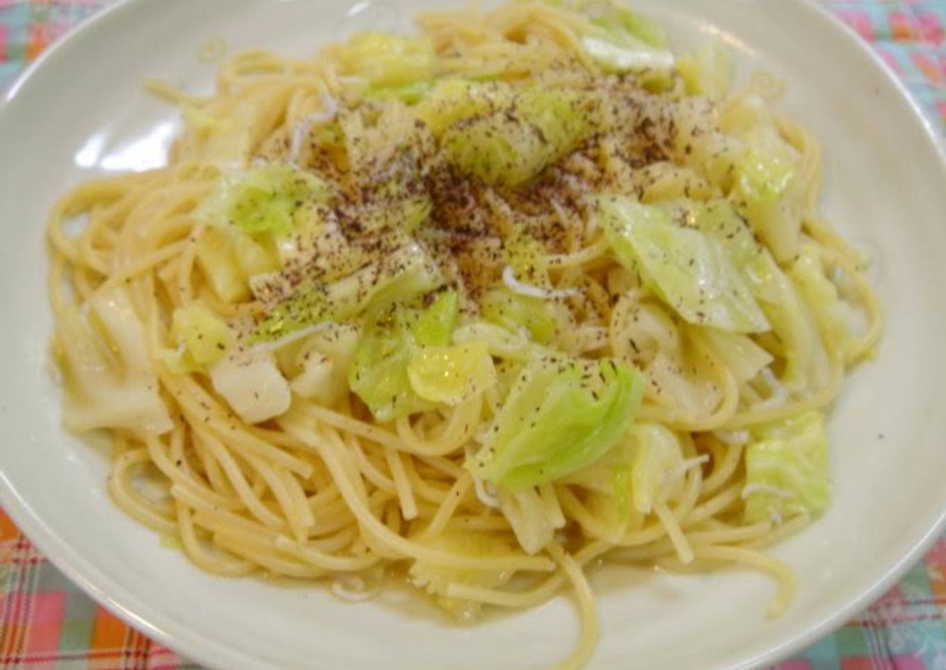 Japanese-Style Cabbage Pasta with Just One Frying Pan
