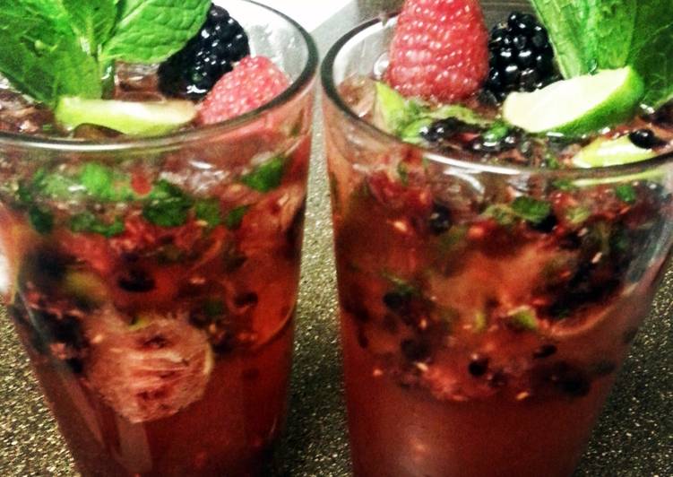 Simple Way to Prepare Perfect mixed berry mojitos