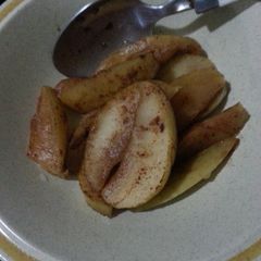 A picture of 100 % guilt free cinnamon apples.