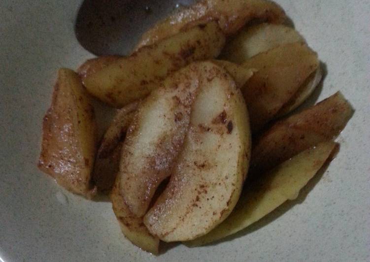 100 % guilt free cinnamon apples