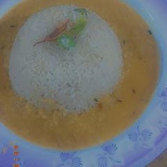 Dal chawal 🥗🥗 A picture of Dal chawal 🥗🥗.
