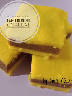 Foto resep Cake / Bolu Kukus Lapis Labu Kuning Cokelat