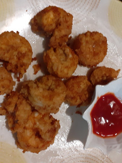 A picture of Fried prawns.