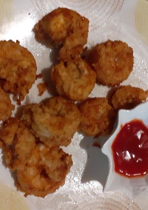 A picture of Fried prawns.
