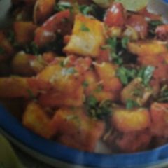 A picture of Bread Upma.