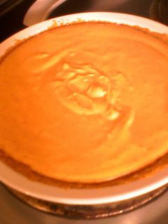 A picture of Spiced Pumpkin Cheesecake.
