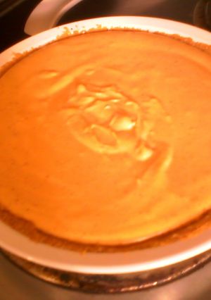 A picture of Spiced Pumpkin Cheesecake.