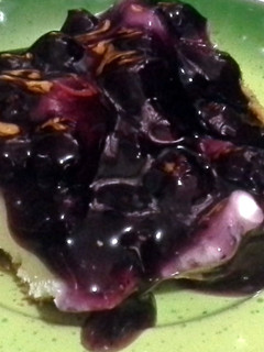 A picture of Creamy Blueberry Cheesecake.