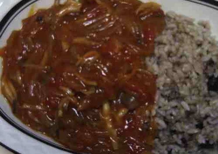 Recipe of Speedy Vegetarian Hayashi Rice with Tons of Mushrooms