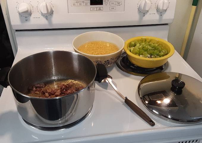 Steps to Make Super Quick Homemade Golden Split Pea Soup