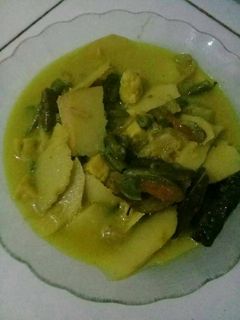Foto resep Lodeh rebung kacang panjang
