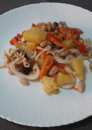 O poză a rețetei Salată cu sepie.