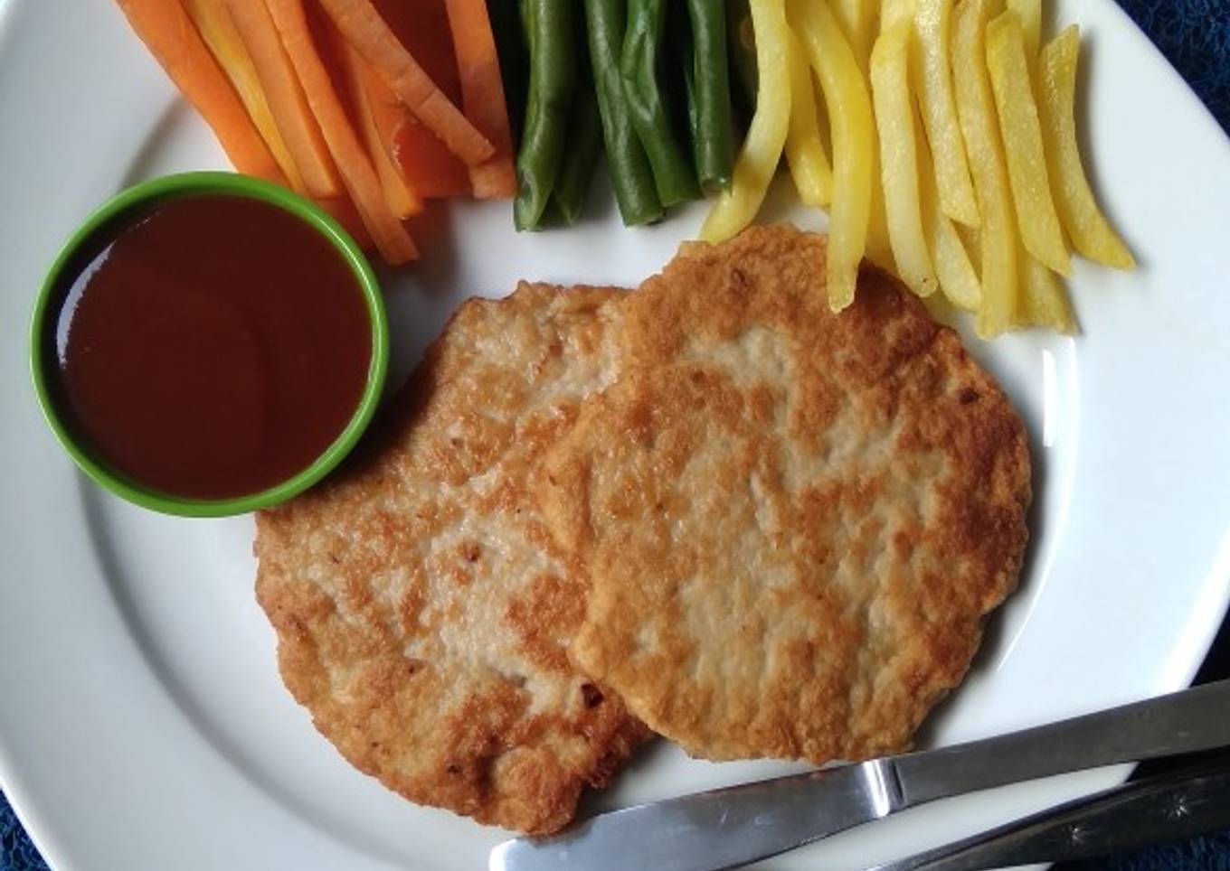 Steak Ayam Giling