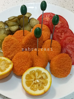 عکسی از دستور ناگت مرغ قالبی